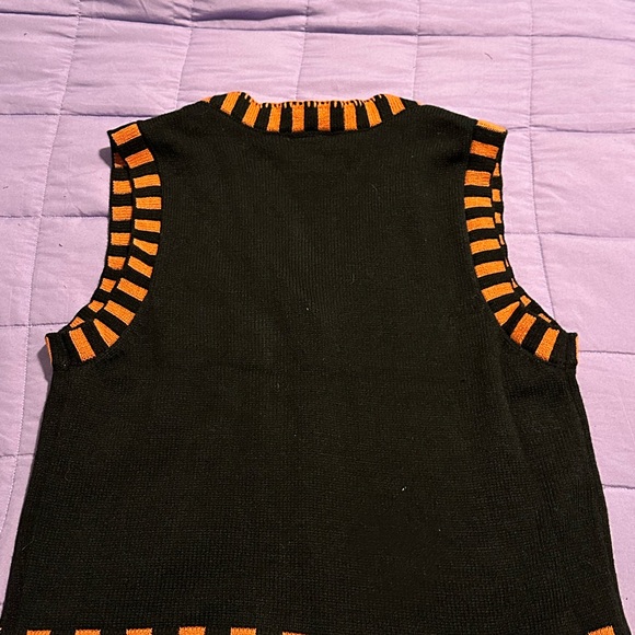Disney Black and Orange Halloween Vest - Picture 6 of 6